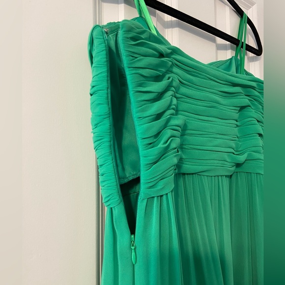 Ralph Lauren Green Strapless Floor-Length Dress - 14P - Picture 4 of 7